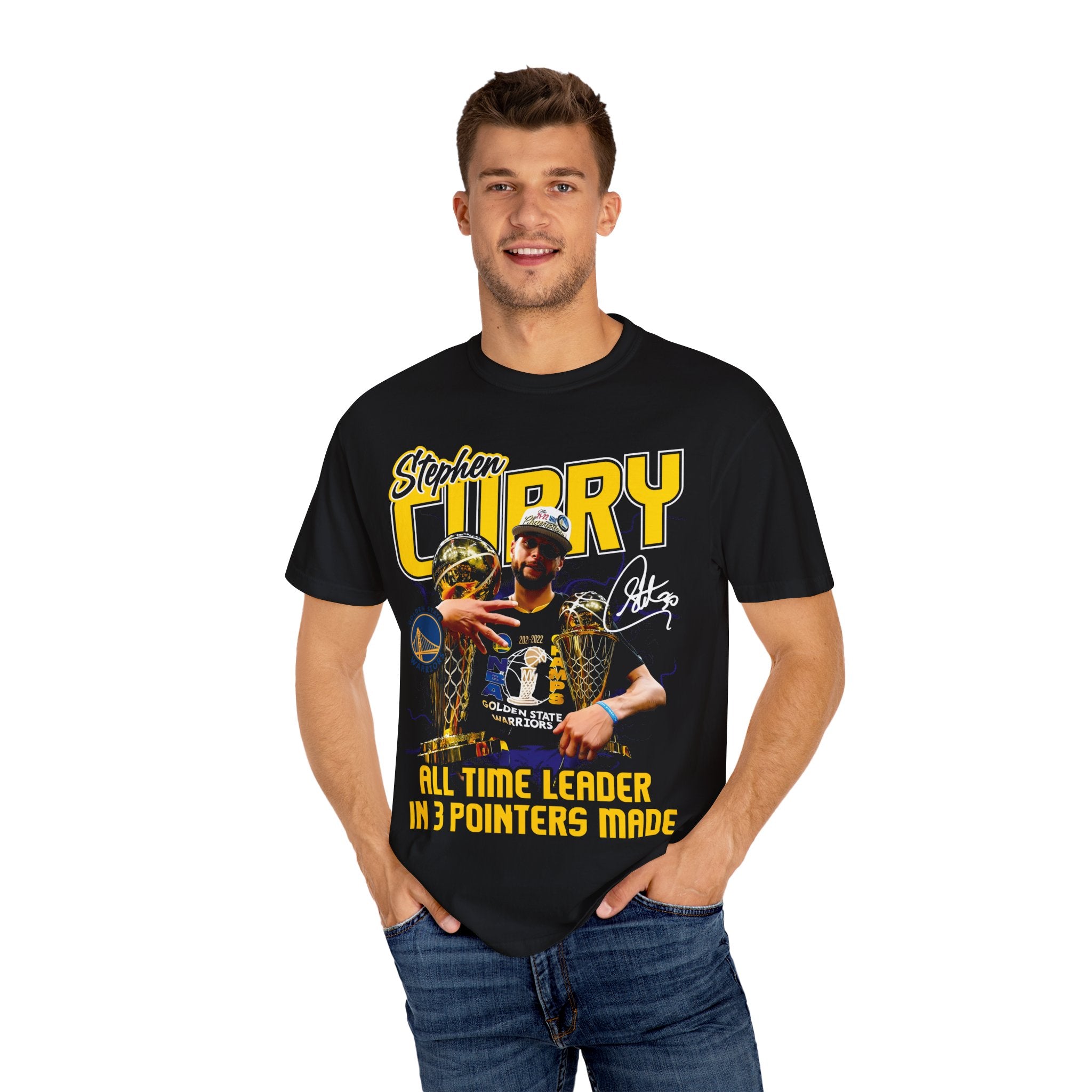 Stephen Curry Unisex Garment-Dyed T-Shirt, Basketball Fan Tee