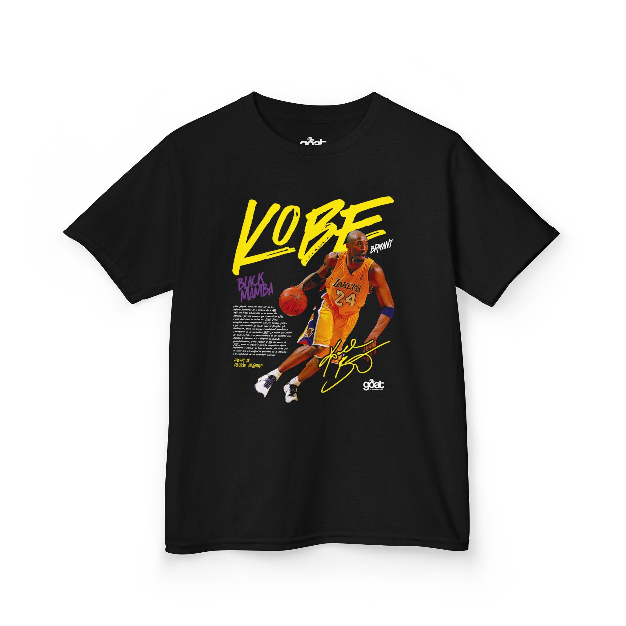 Kobe Bryant Kids Tee, Sports Shirt, Basketball Fan Apparel
