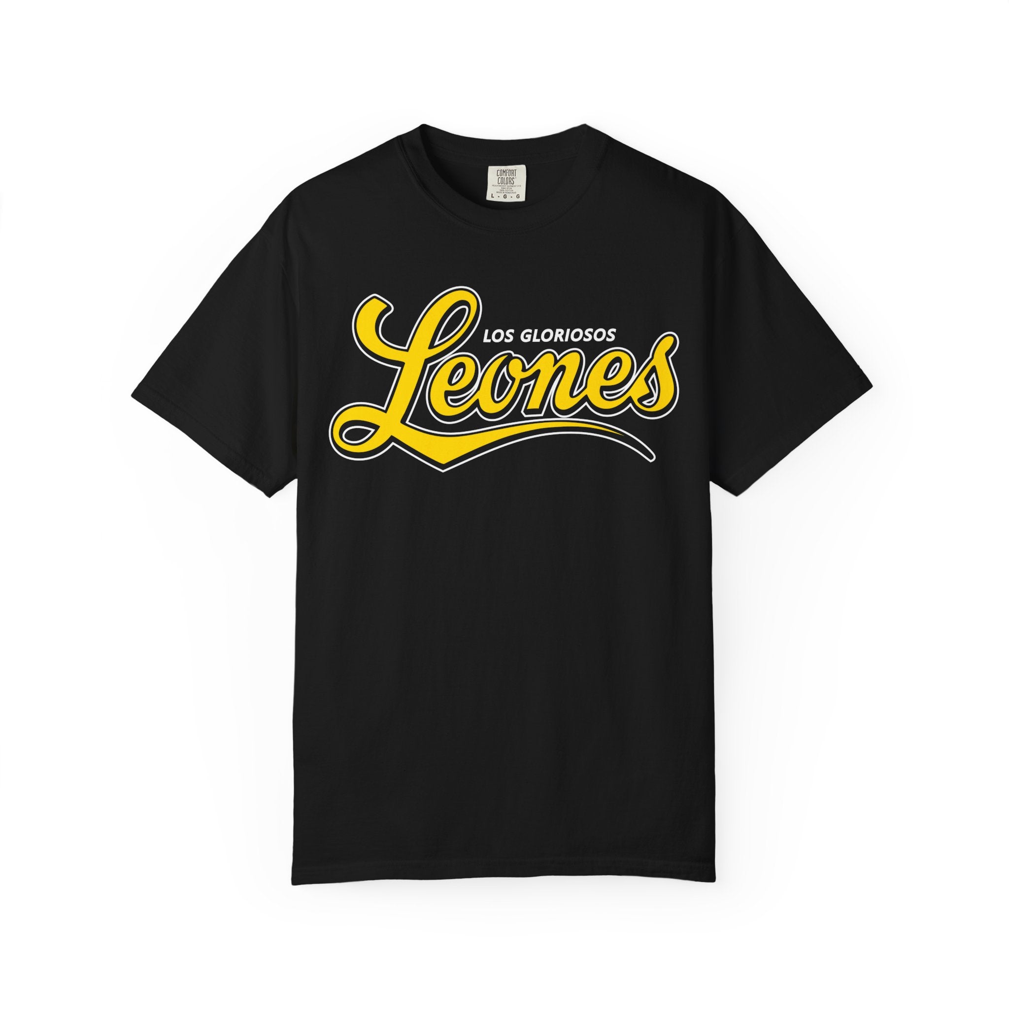 Venezuelan Baseball Team Leones del Caracas T shirt, Perfect for Sports Events.