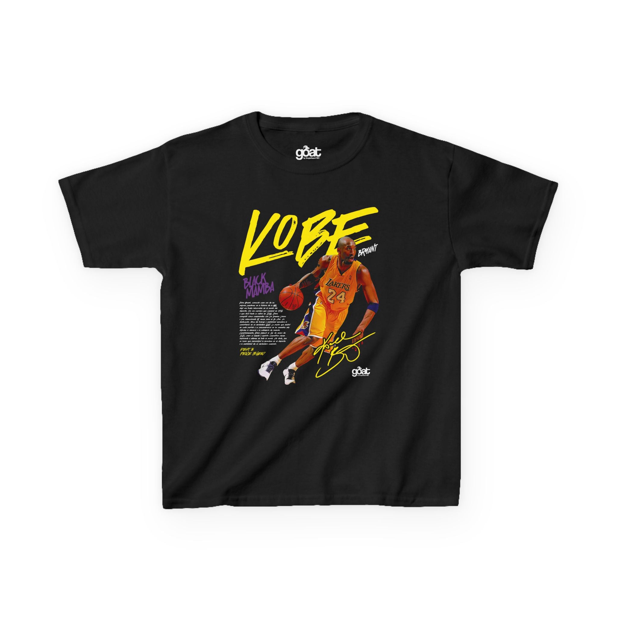 Kobe Bryant Kids Tee, Sports Shirt, Basketball Fan Apparel