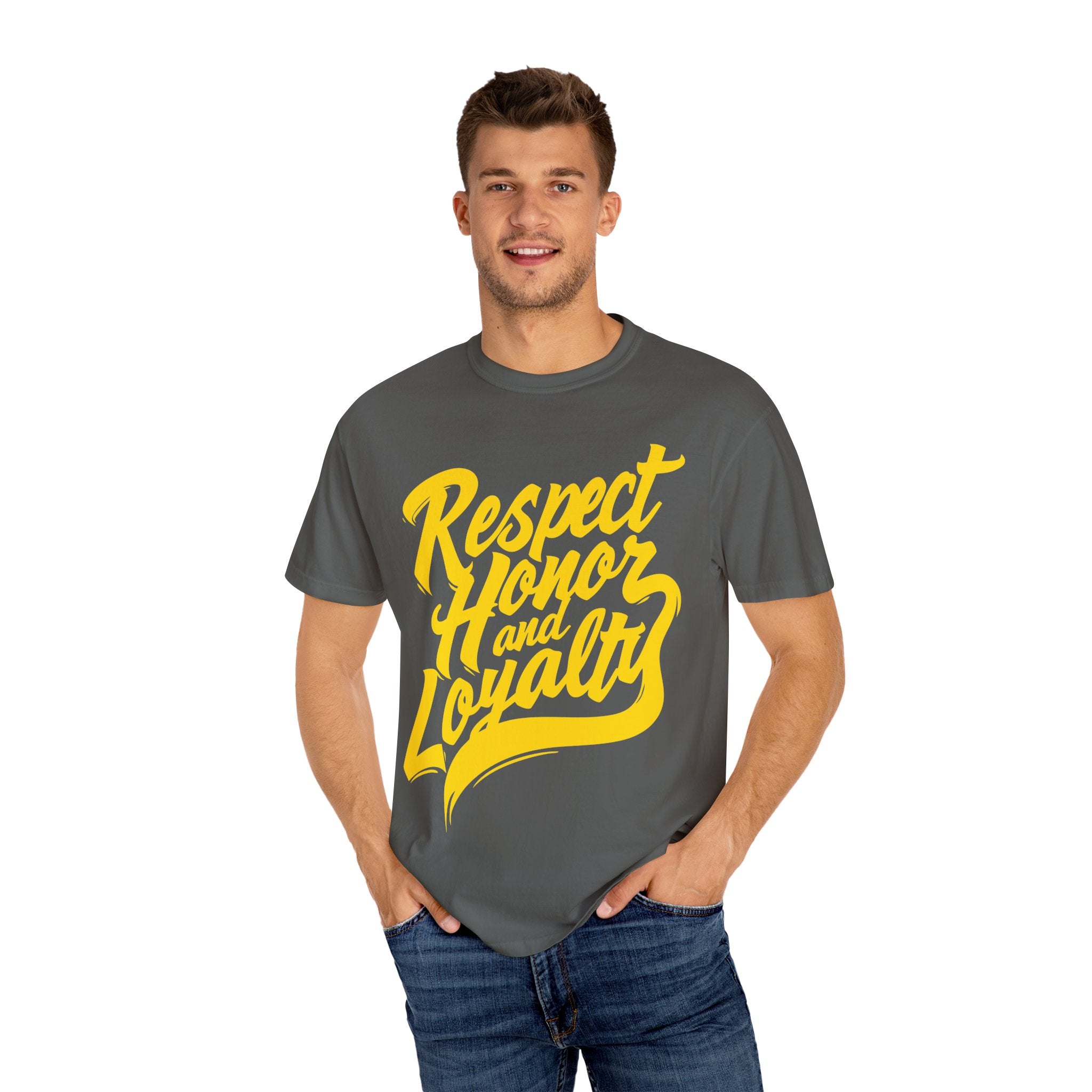 Respect Honor and Loyalty T-shirt, Unisex Garment-Dyed Tee