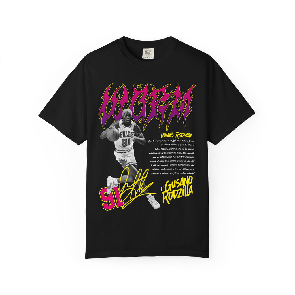 Dennis Rodman - Retro Sports Graphic T-Shirt, Vintage Basketball Apparel