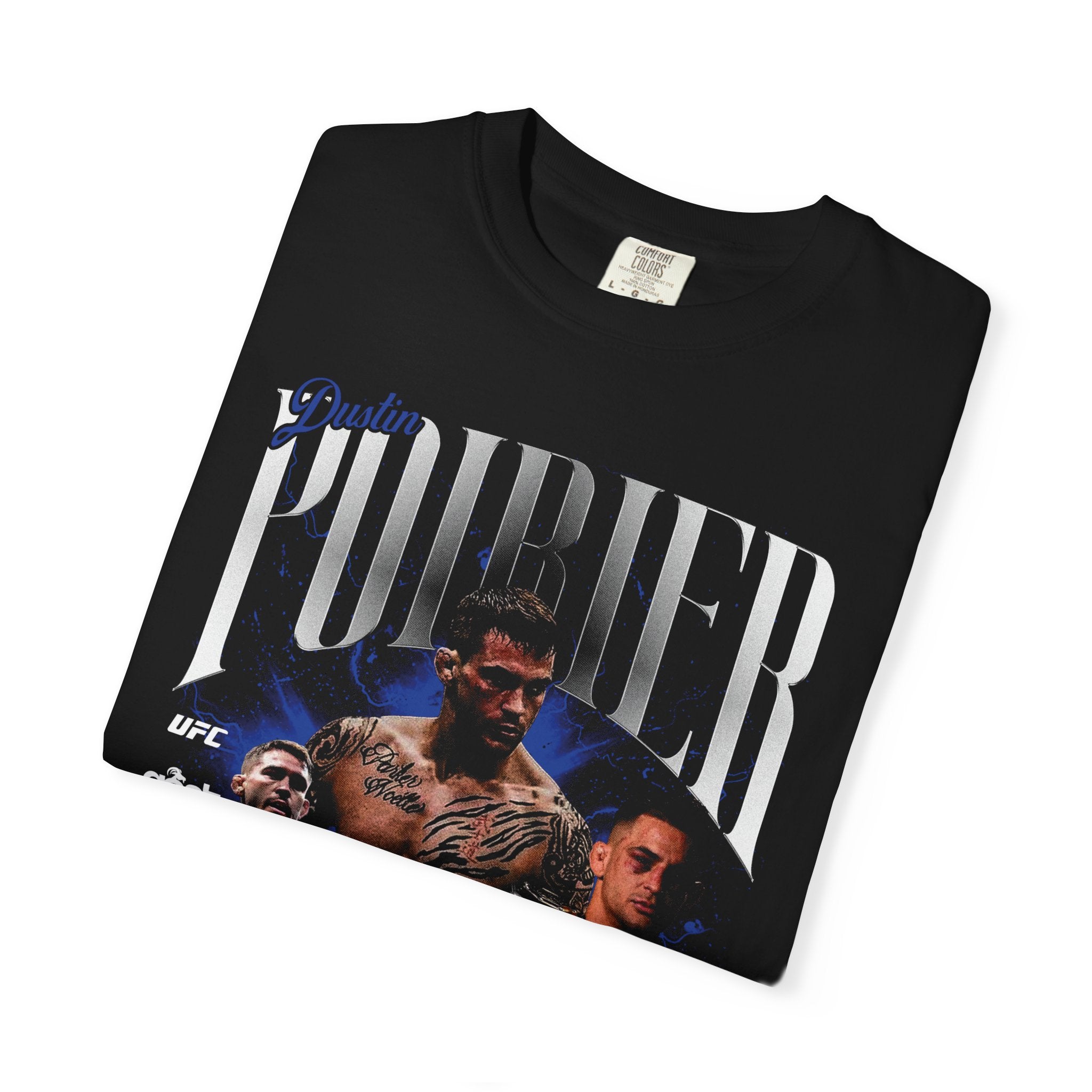 Dustin Poirier UFC Fighter Tribute T-Shirt | Unisex Garment-Dyed Tee for Fans
