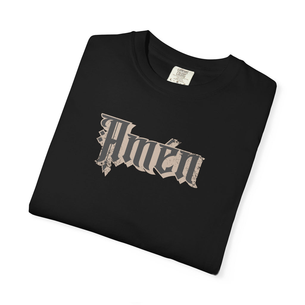 T-shirt with 'Amén' Design, Faith-Based Apparel