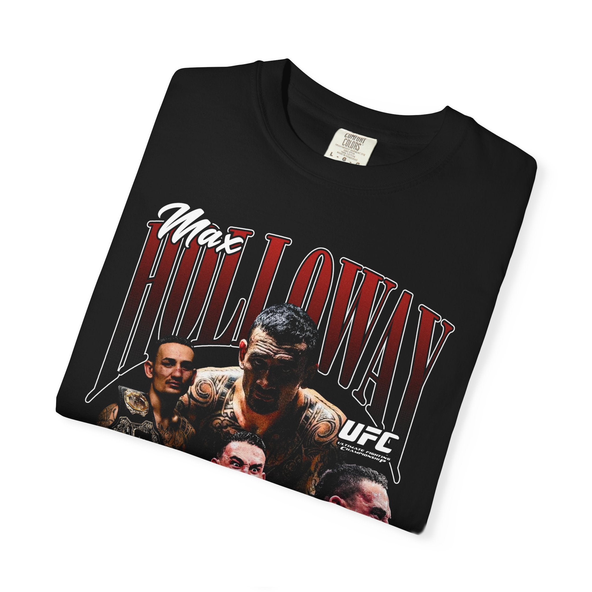 Max Holloway UFC Blessed T-shirt, Sports Apparel, Vintage Fight Tee