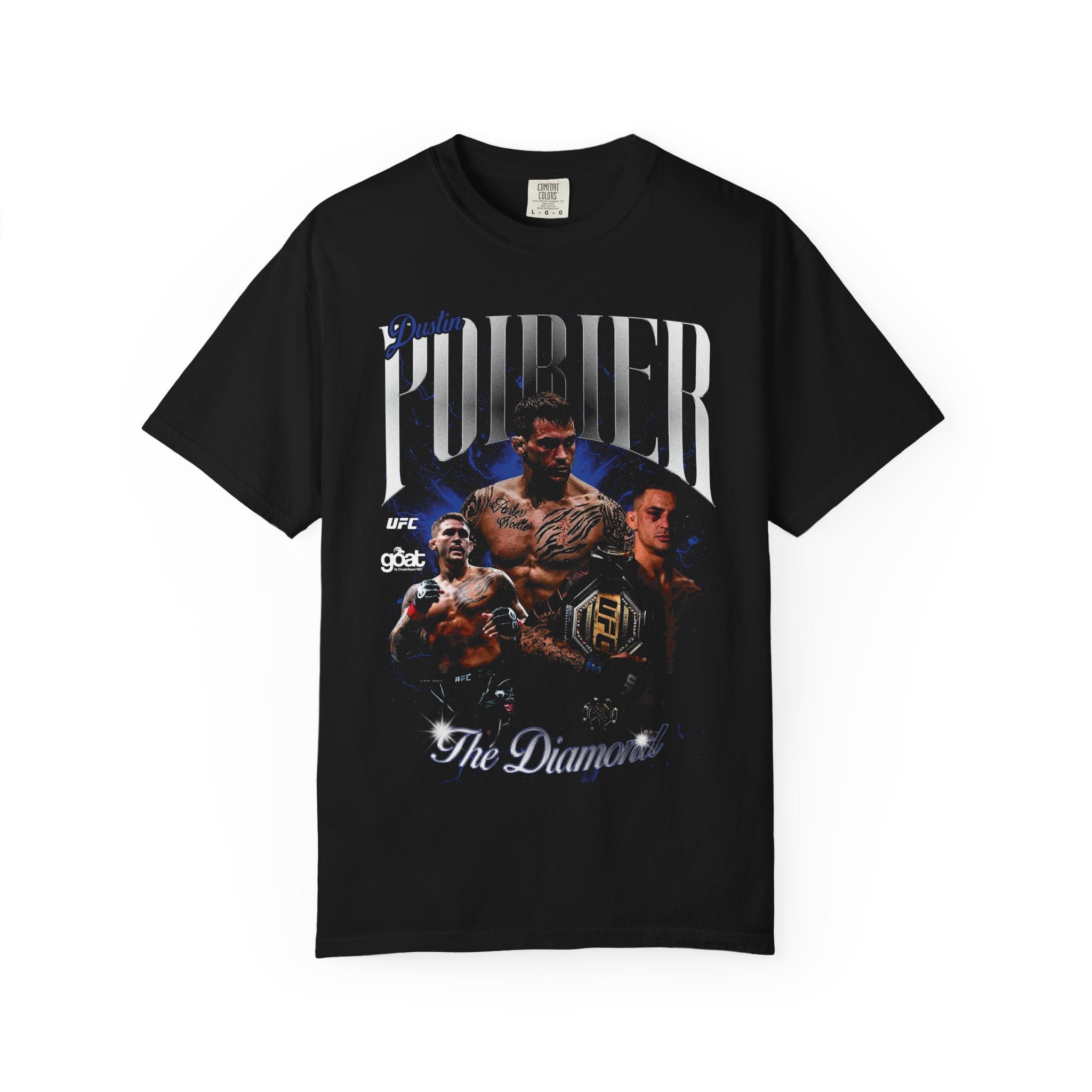 Dustin Poirier UFC Fighter Tribute T-Shirt | Unisex Garment-Dyed Tee for Fans
