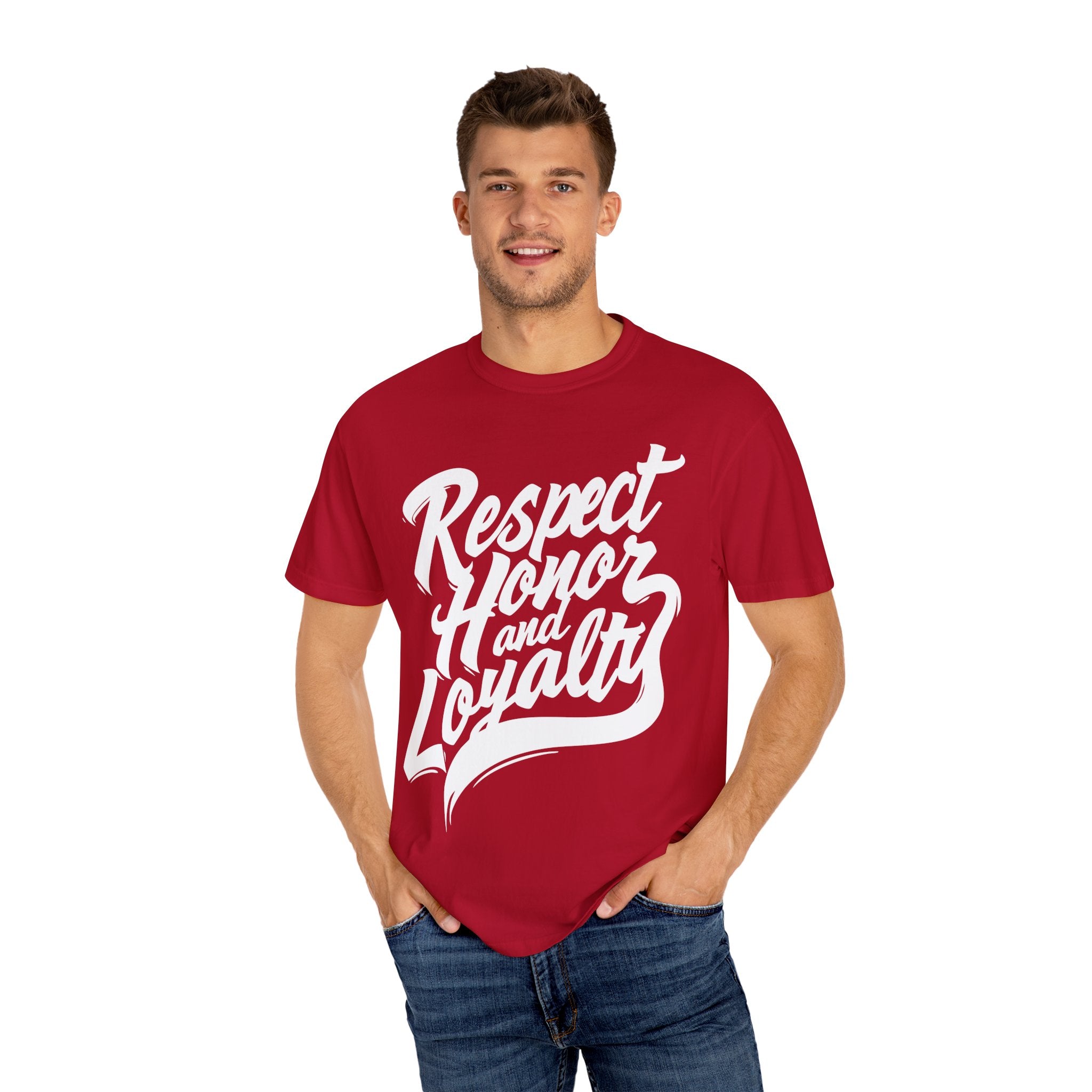 Respect Honor and Loyalty T-shirt, Unisex Garment-Dyed Tee
