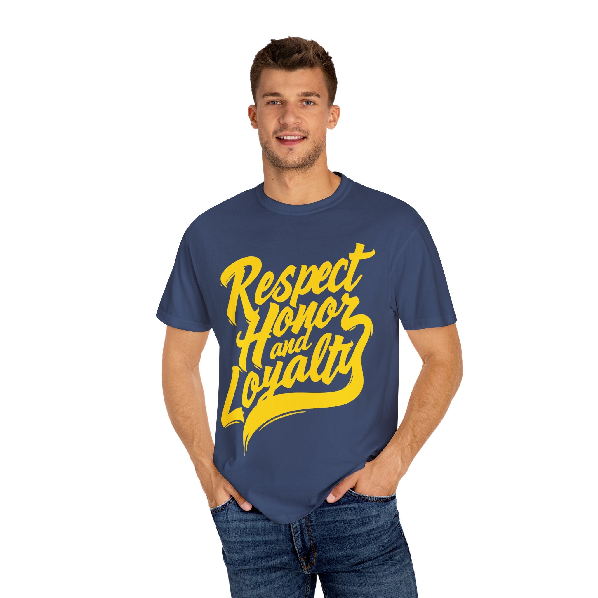 Respect Honor and Loyalty T-shirt, Unisex Garment-Dyed Tee