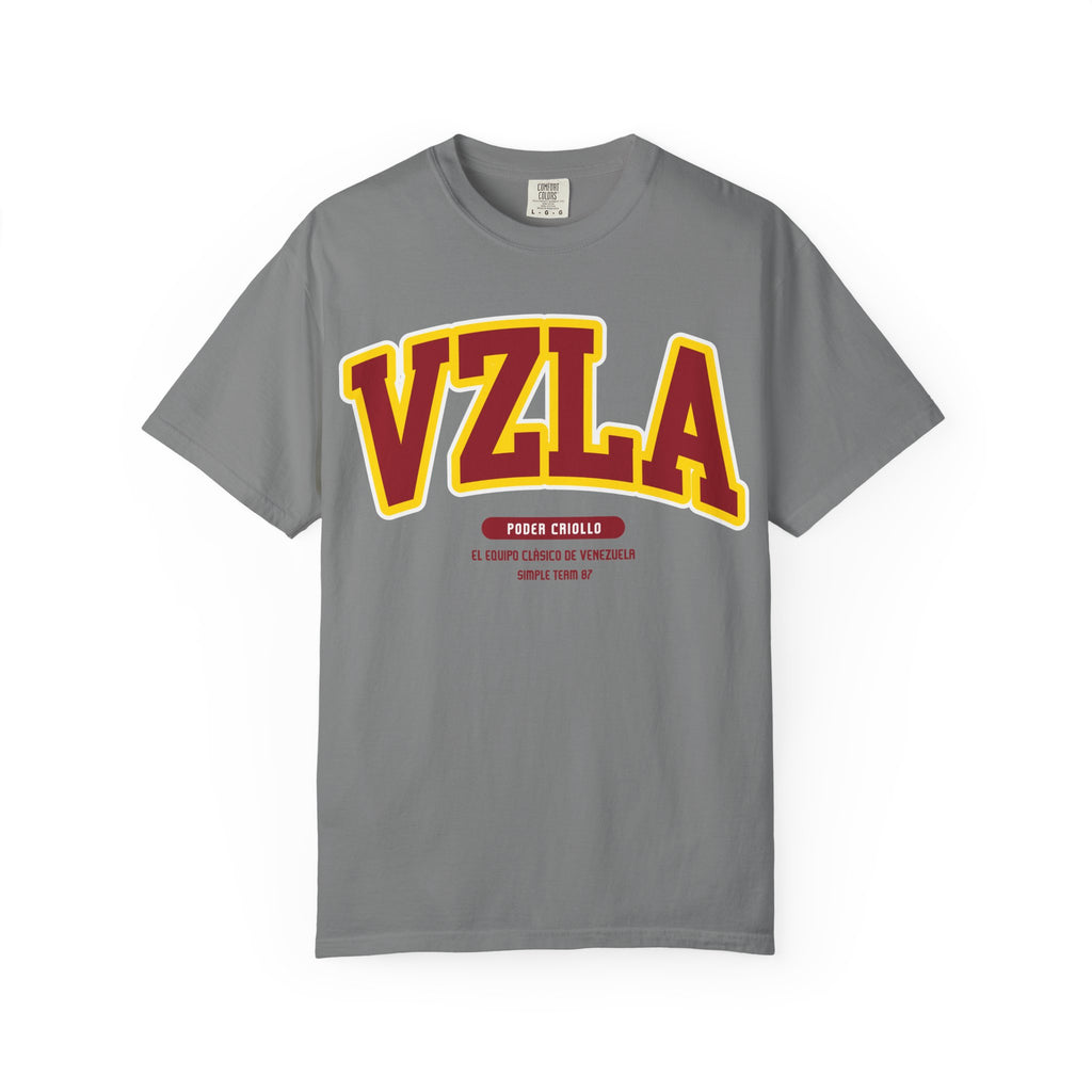 Venezuela Poder Criollo Vibrant Garment-Dyed Unisex Tee,  VZLA Graphic T-shirt, Summer Fashion