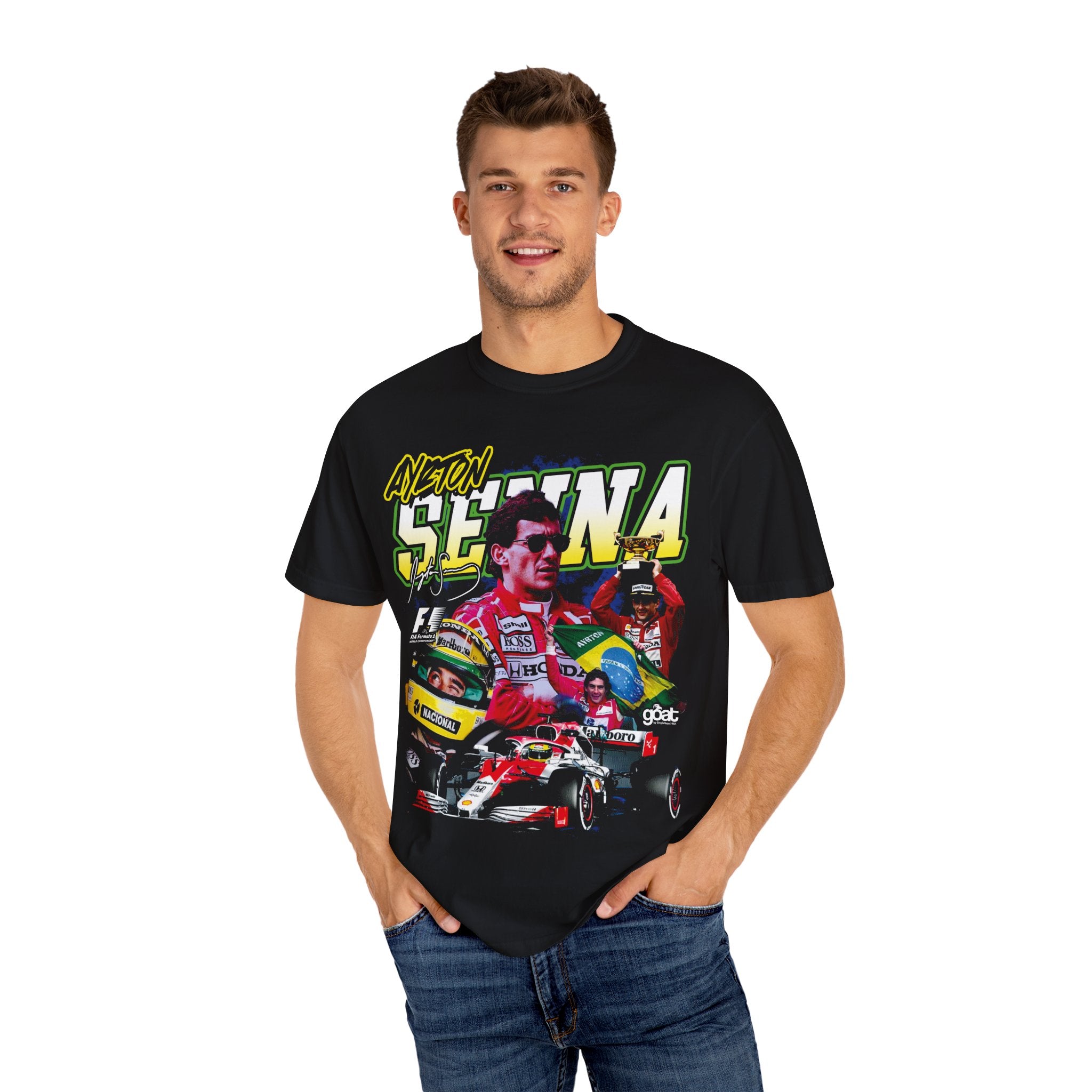 Formula 1 Ayrton Senna Tribute Tees, Automotive Enthusiast Clothing