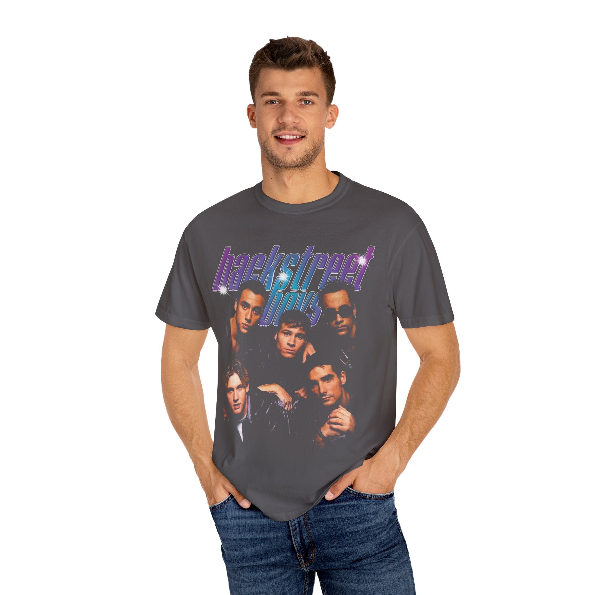 Backstreet boys - Retro Band Graphic T-Shirt, Vintage Music Tee, Unisex Casual Wear 90s