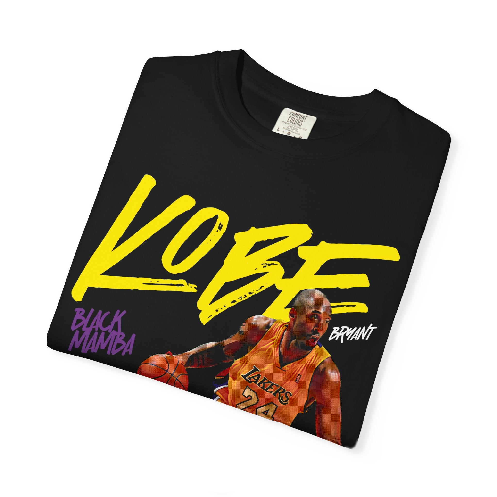 Kobe Bryant Unisex Garment-Dyed T-Shirt, Sports Apparel, Basketball Fan