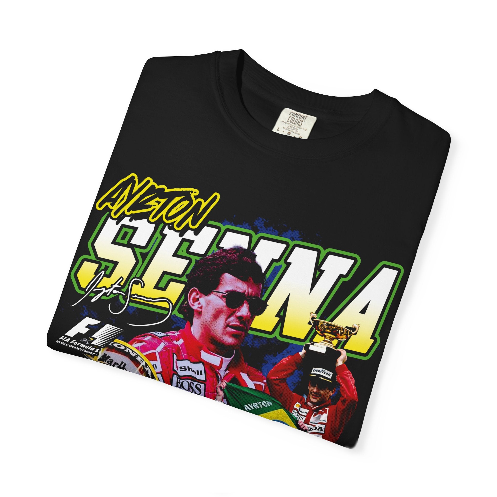 Formula 1 Ayrton Senna Tribute Tees, Automotive Enthusiast Clothing
