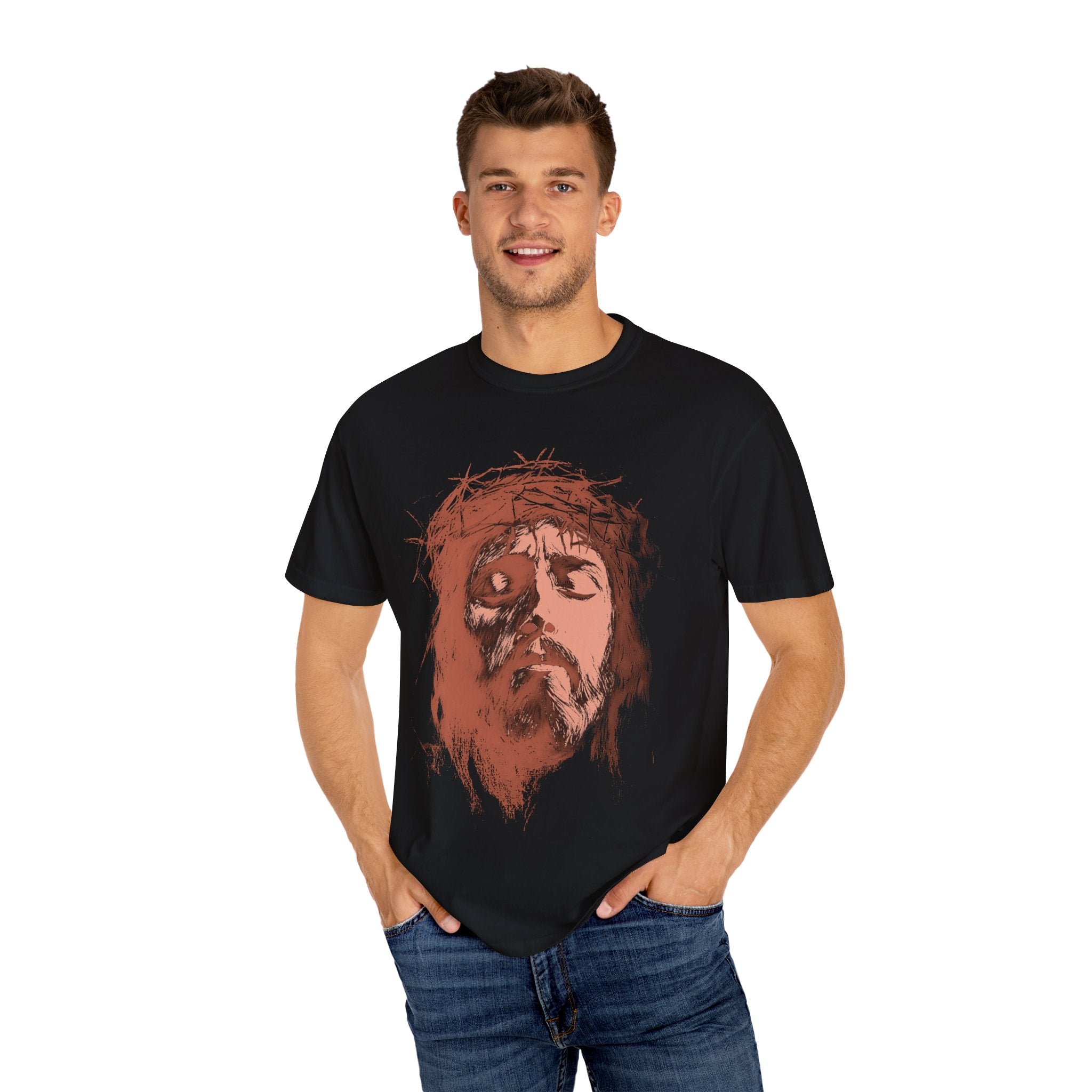 Jesus Design - Christian Graphic T-Shirt, Faith Apparel, Religious Gift