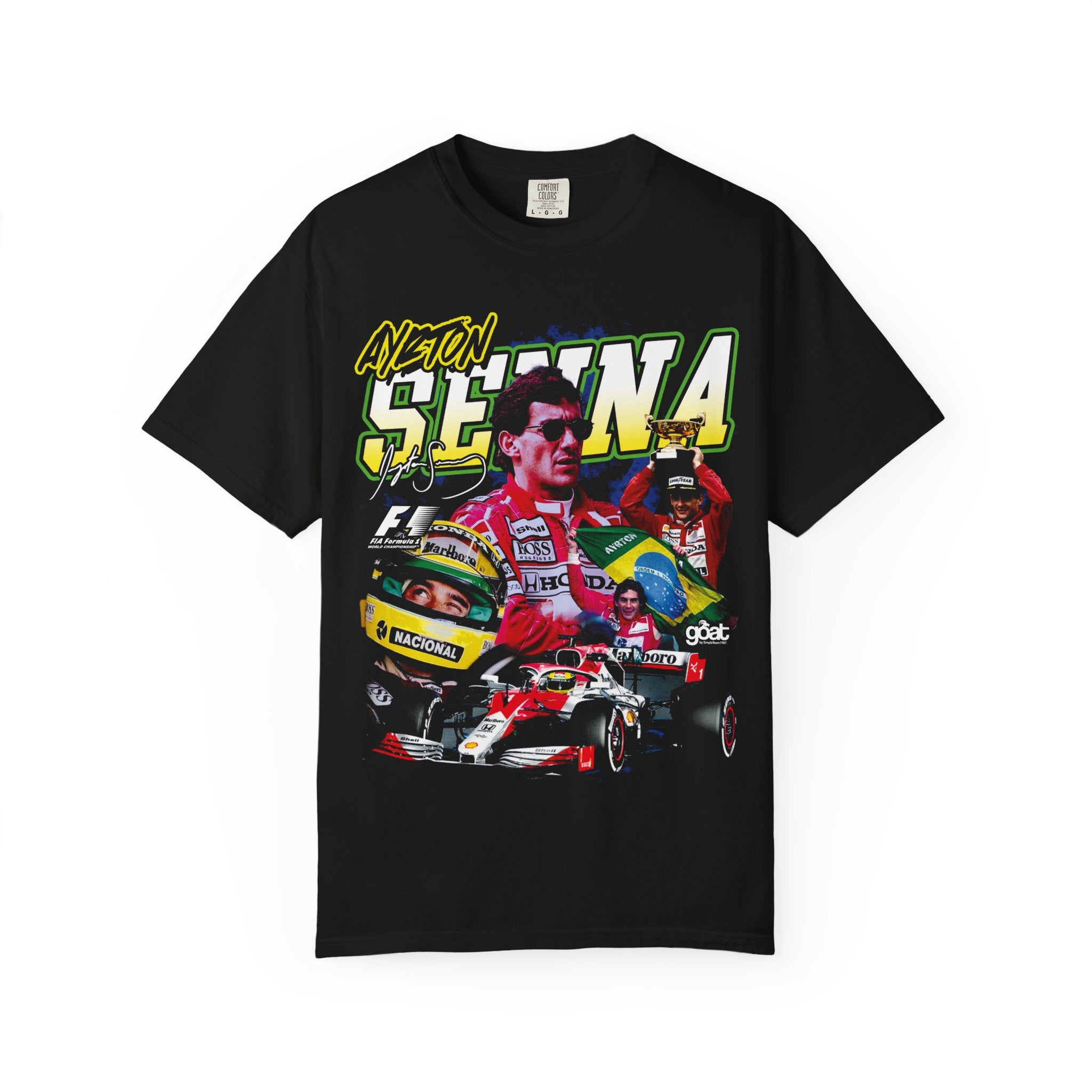 Formula 1 Ayrton Senna Tribute Tees, Automotive Enthusiast Clothing