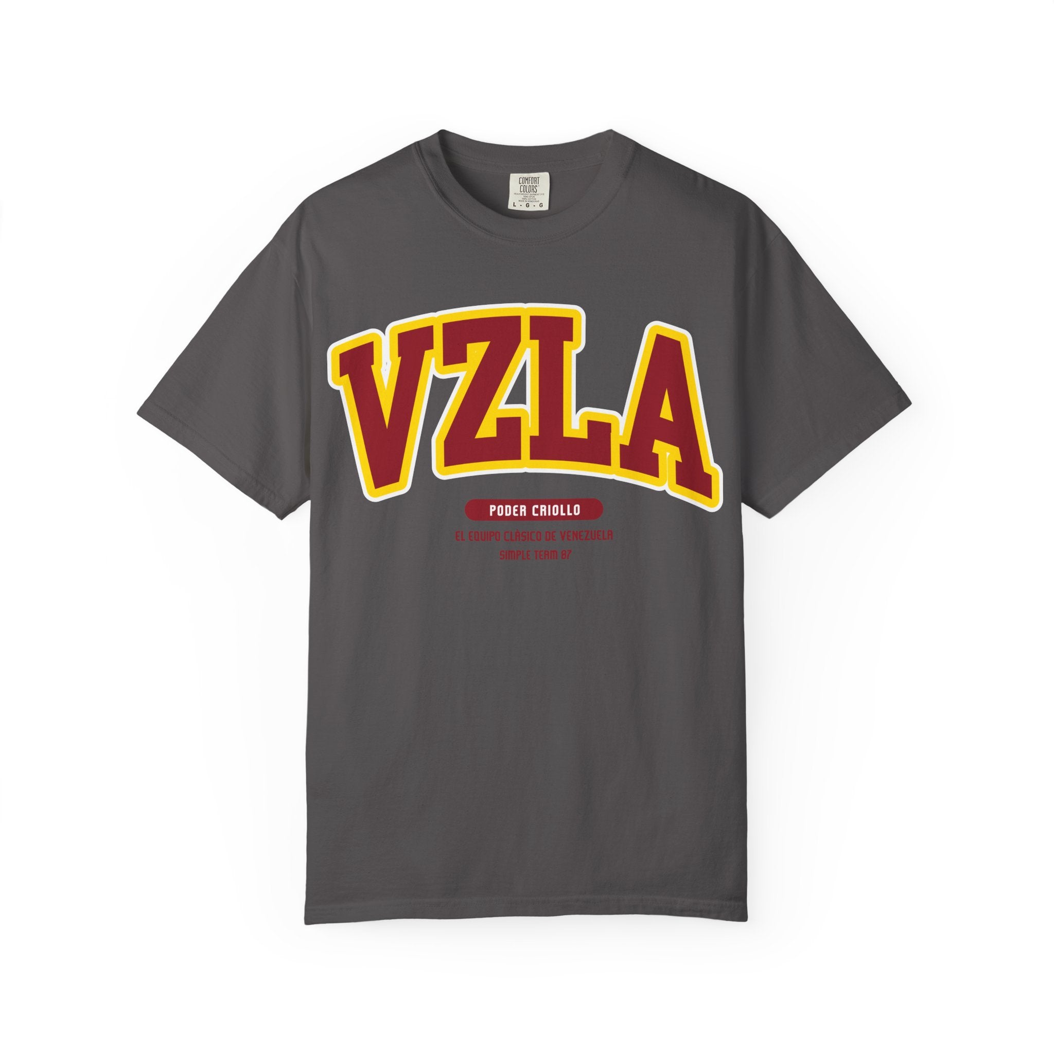 Venezuela Poder Criollo Vibrant Garment-Dyed Unisex Tee,  VZLA Graphic T-shirt, Summer Fashion